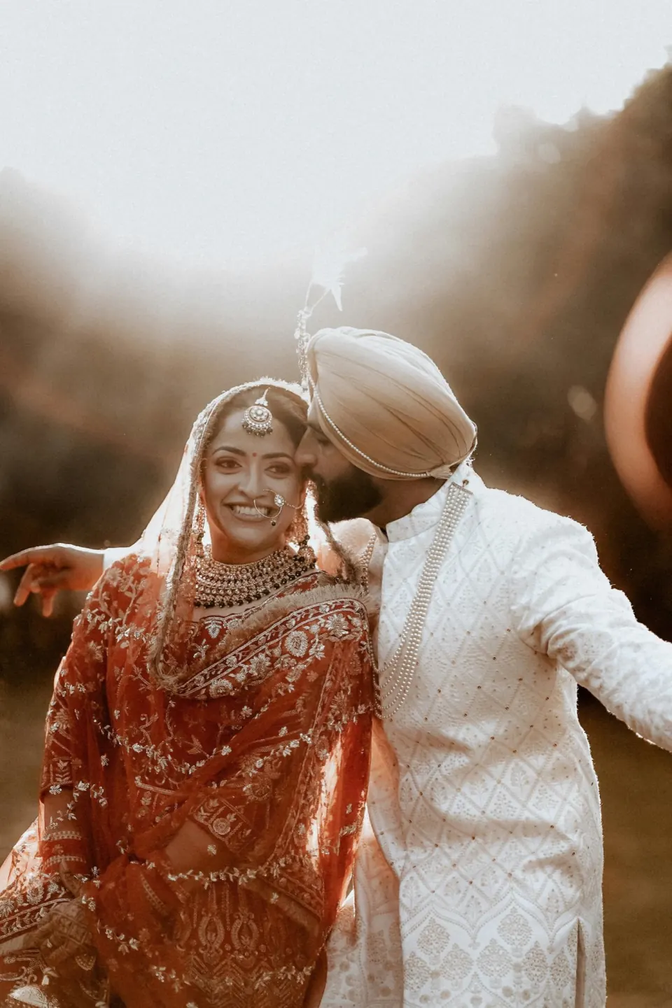 Sample wedding website preview: Preet & Jasprit, Amritsar